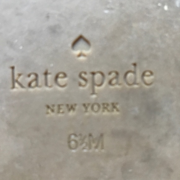 Kate Spade Zahara black espadrille slides size 6.5 - Picture 11 of 11